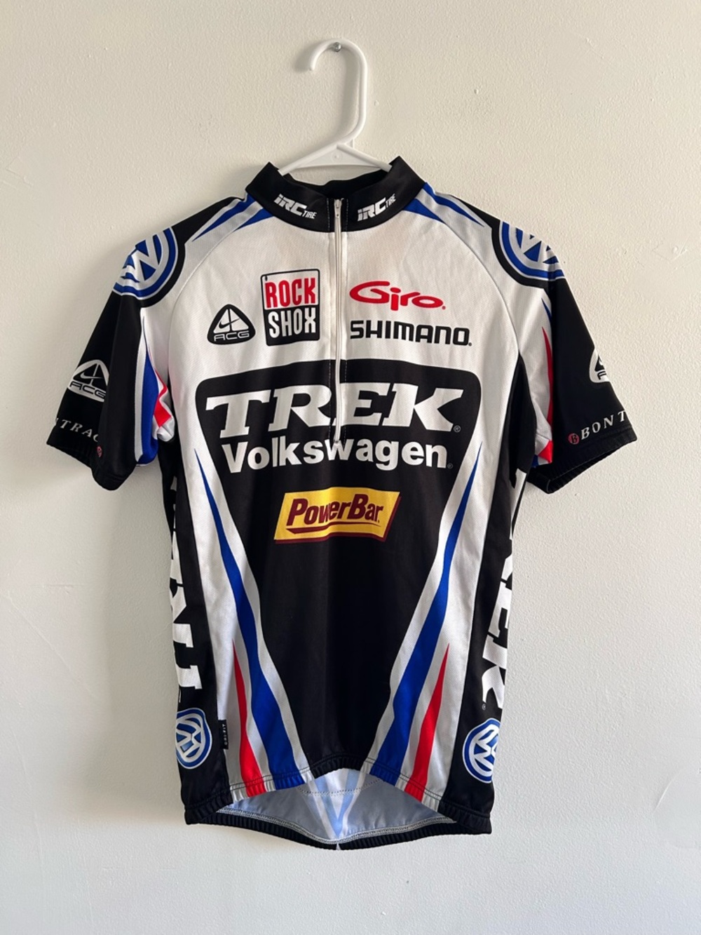 Nike ACG dri fit Trek Volkswagen Cycling Jersey - Black, White, Blue, Red